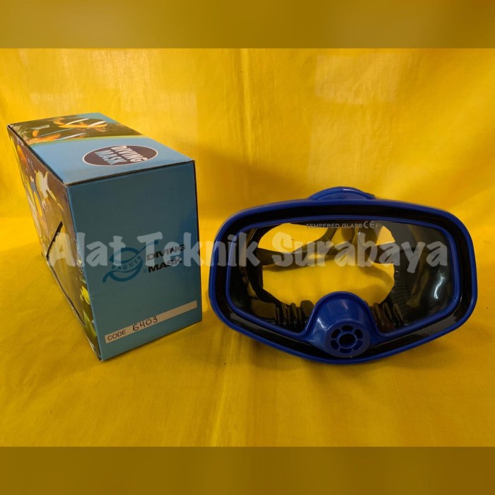 Vcd Diving Mask 2 Glasses Exquis 6403 Tw / Masker Kacamata Selam Taiwan