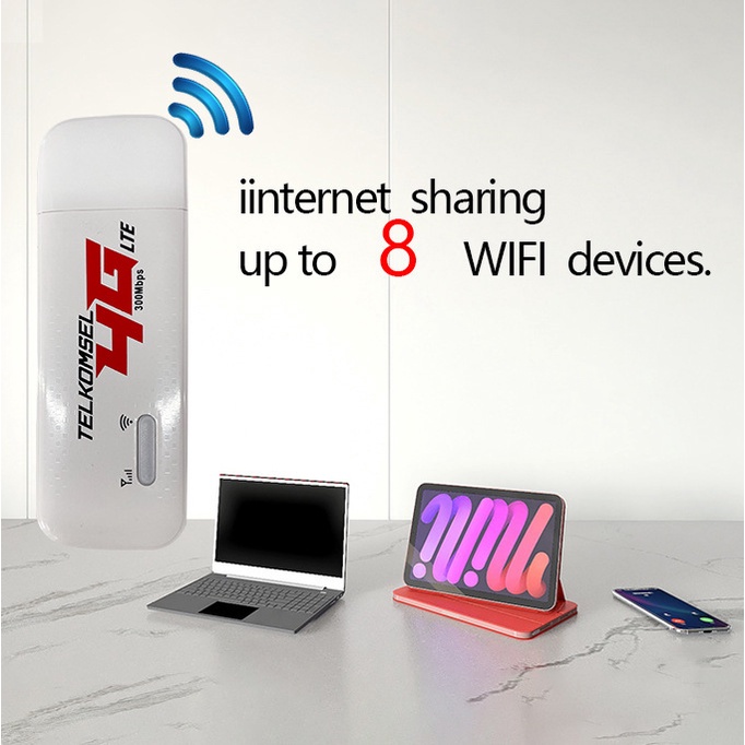 4G Portable Mobile WiFi 500Mbps USB Mobile WiFi Modem Kecepatan Tinggi untuk PC Laptop Mobile Phone