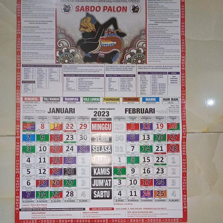 

[L-H1H[☛] KALENDER KEJAWEN 2023 (sabdo palon original),kalender jawa murah 2023,kalender 2023 hitungan jawa, top produk
