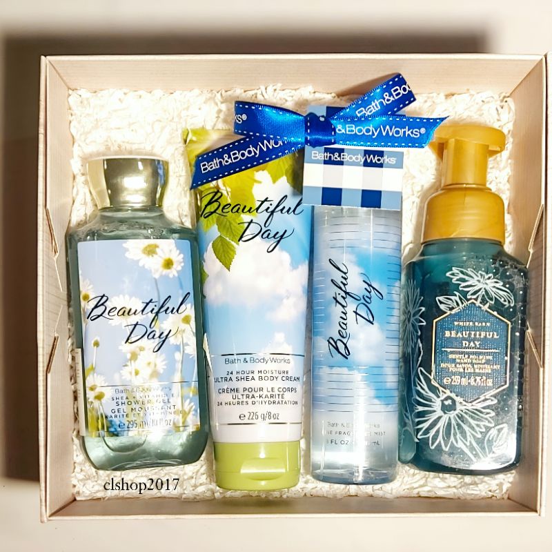 BBW BEAUTIFUL DAY GIFT SET PAKET BATH &amp; BODY WORKS