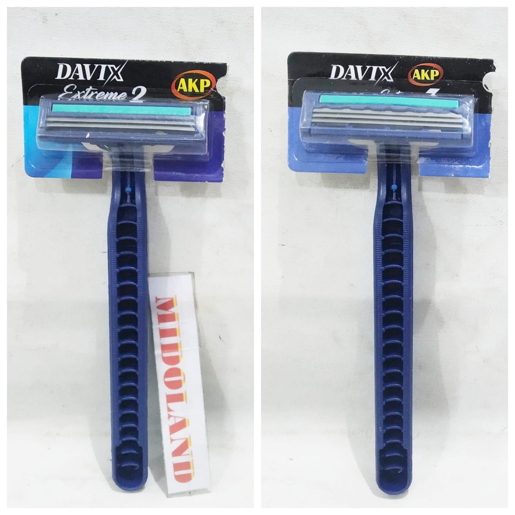 

Alat cukur kerik Silet jenggot kumis Double blade gagang lapis karet midoland