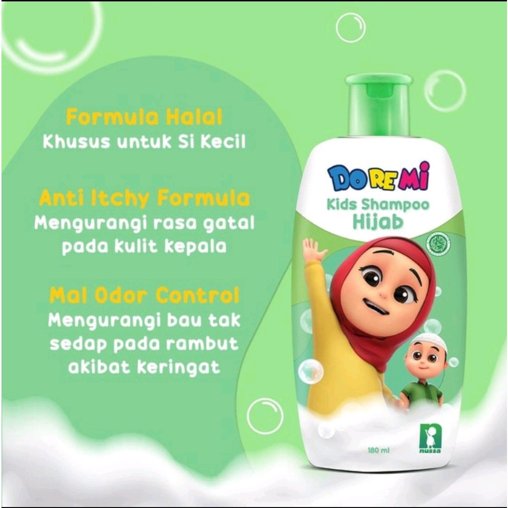 DOREMI KIDS HIJAB NUSA RARA SHAMPOO / HAIR AND BODY / COLOGNE