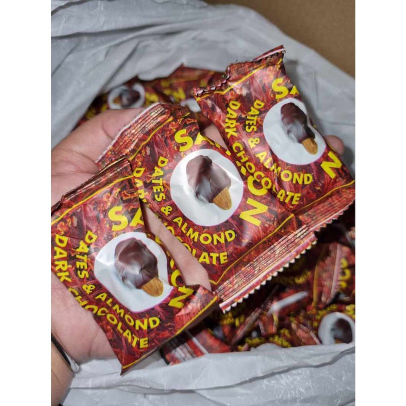 

QH Coklat Kurma/Coklat Almond Mix Super Premium Ukuran 1Kg & 500Gr