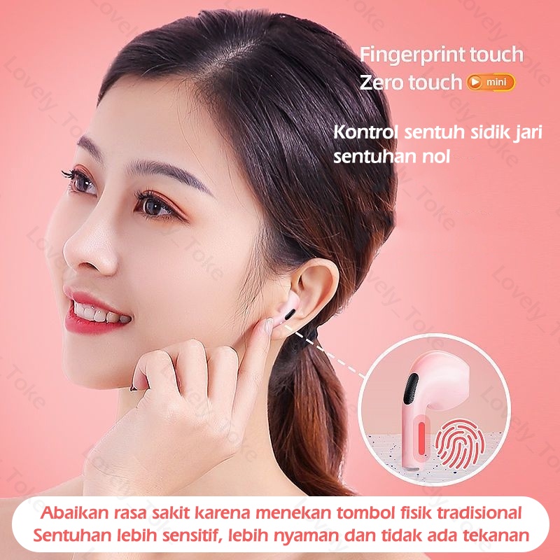 Pro 6 Headset Bluetooth TWS with Mic Support Call Sport Waterproof Earphone Bluetooth Henset Bloetooth Earbuds HiFi Stereo Earphone Wireless