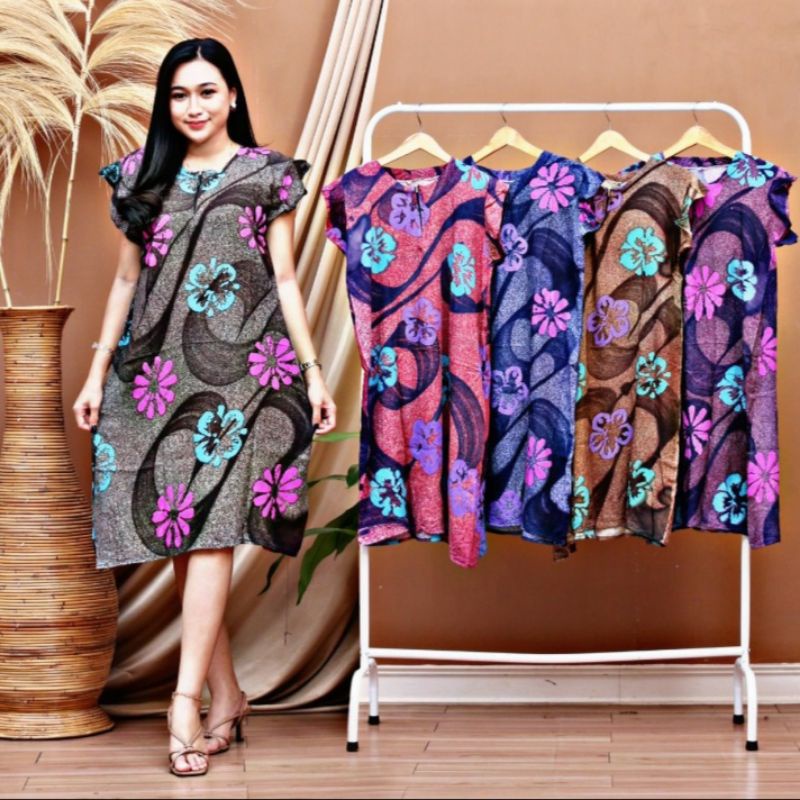 Daster singlet / Daster lengan pendek / Daster rumahan bahan adem jatuh / Daster murah kekinian