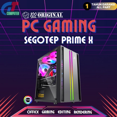 PC Gaming Lengkap i3 10105F Generasi 10 / VGA GTX 1650 4GB / Ram 16GB / MONITOR 24 INCH