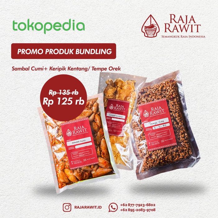 

Ayam Suwir Bali + Keripik Kentang / Tempe Orek Tx0779