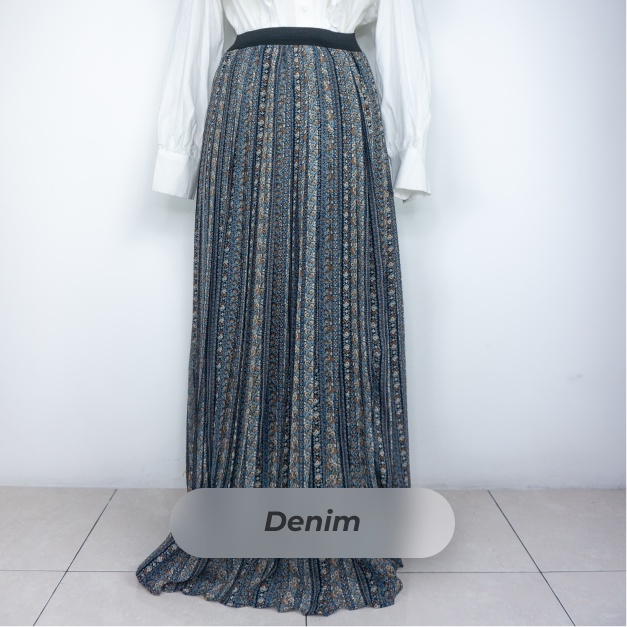 Autumn Plisket Skirt By Deyn Scarf