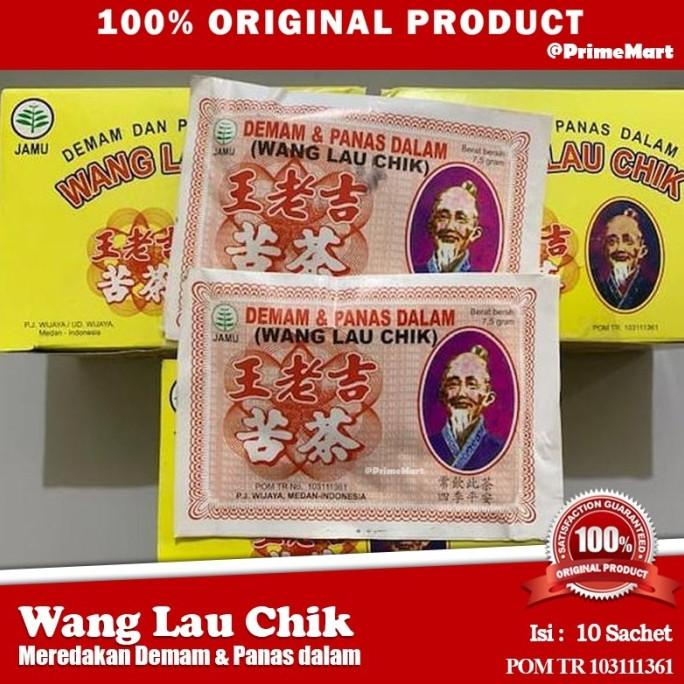 

[BISA COD] Wang Lau Chik 10 Bungkus - Obat Teh Herbal untuk Panas Dalam & Demam