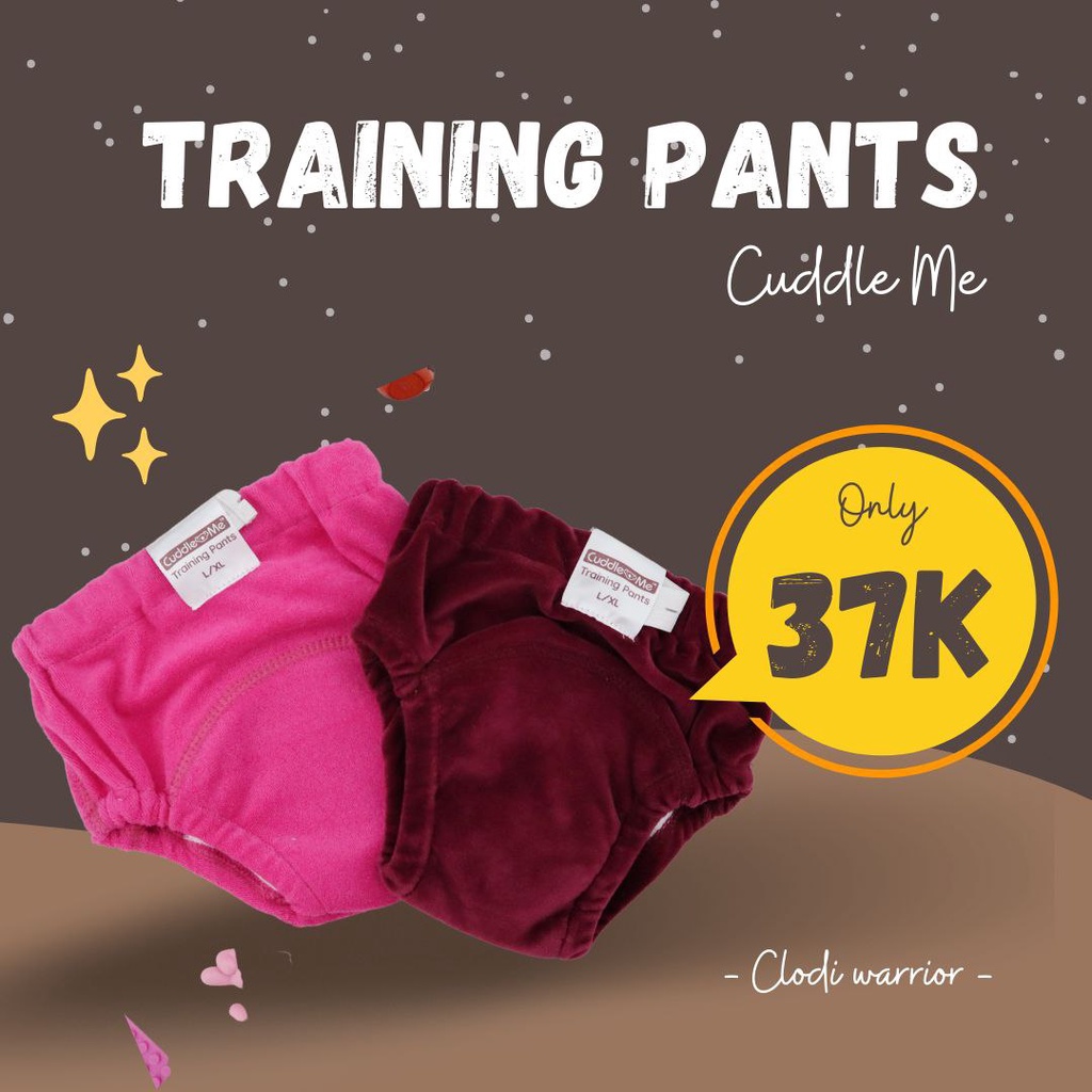 CUDDLE ME Adjustable Training Pants - Celana Anak Toilet Potty Training - celana lepas popok waterproof anti air