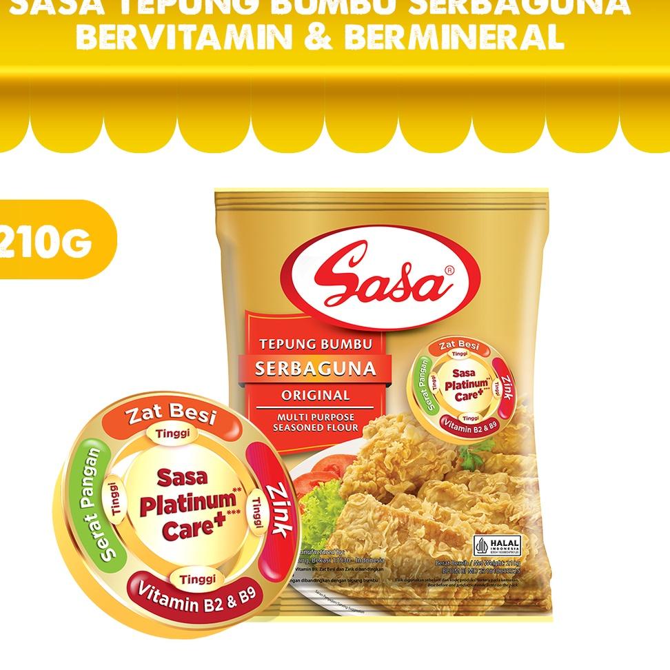 

⇮ Sasa Tepung Bumbu Serbaguna Bervitamin & Bermineral 210gr ➲
