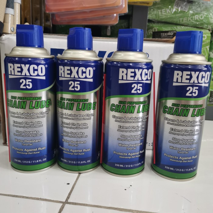 REXCO 25 CHAIN LUBE 350 ML CAIRAN PELUMAS RANTAI OLI RANTE