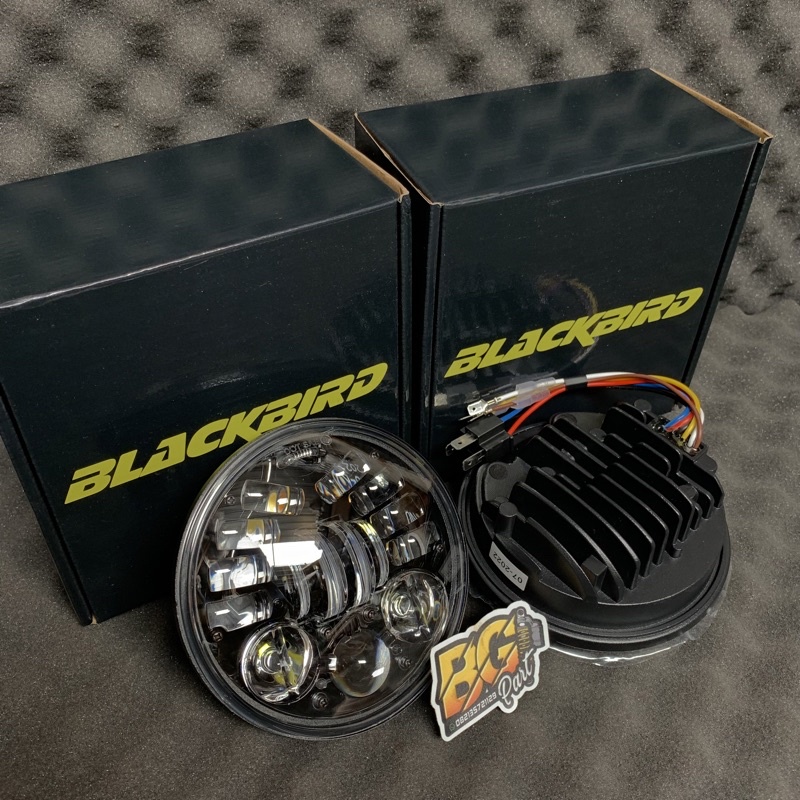 lampu daymaker 7 inch & 5 75 inc TM 19 led headlamp depan dymaker ori dot sae 16 demeker original or