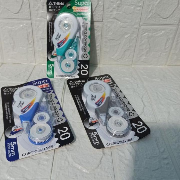 

Langsung proses 6.6 Tipe X Kertas Dauble Correction Tape 20 meter + Refill VAA1