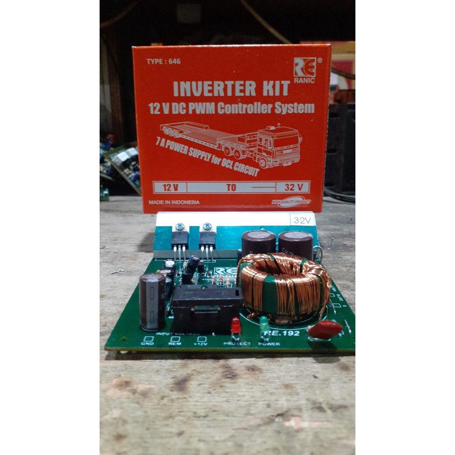 Kit inverter 12v to 32v  646