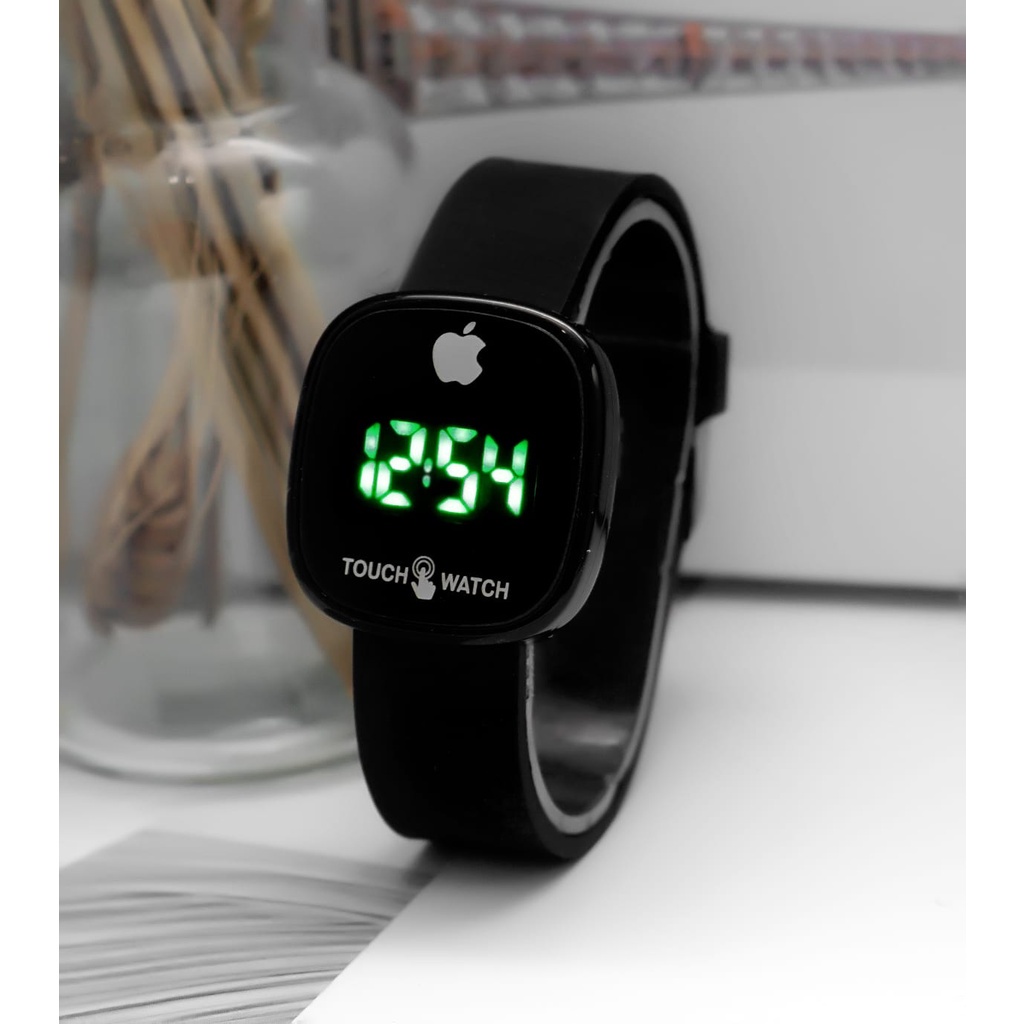 PA Jam Tangan LED Digital Pria Wanita Rubber Electronic Fashion Couple Anak Remaja Premium RM068