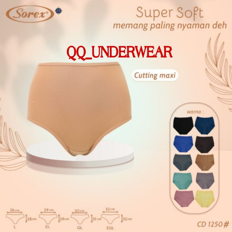CD CELANA DALAM WANITA SOREX JUMBO/CD SOREX 1250