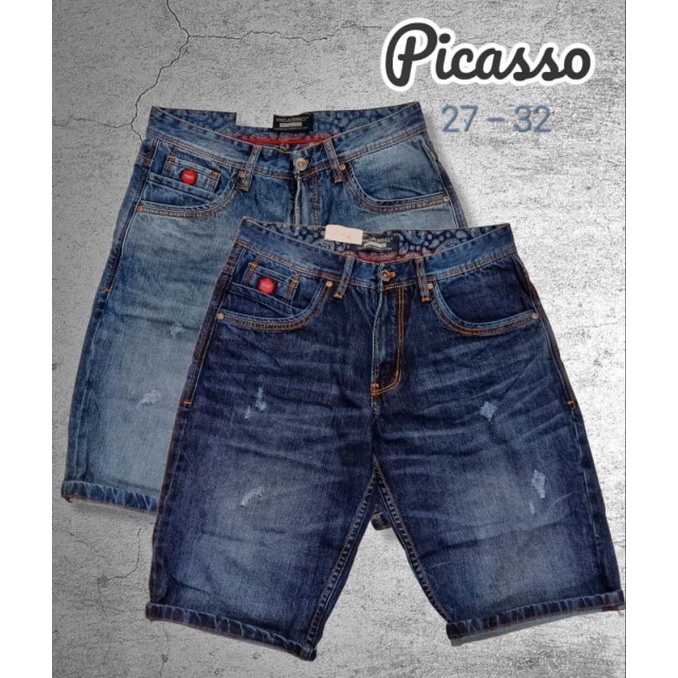 Celana Picasso Pendek Jeans Original