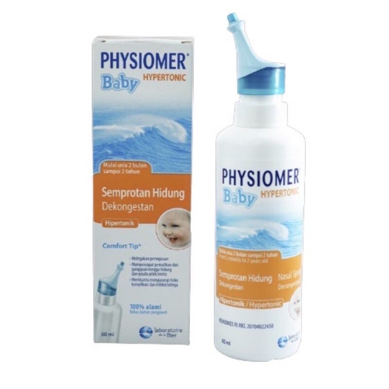 Jual Physiomer Baby Hypertonic Decongestant Nasal Spray 60ml / semprot