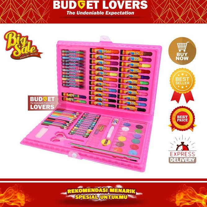 

[A-7]Y »] Crayon Anak Lengkap dengan Pensil Warna dan Cat Air 86pcs 1 Set Cryon-murah