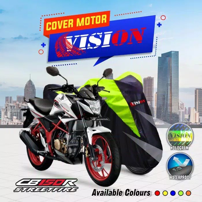 COVER SARUNG MOTOR HONDA CB150R WATERPROOF ANTI AIR KUALITAS OUTDOOR