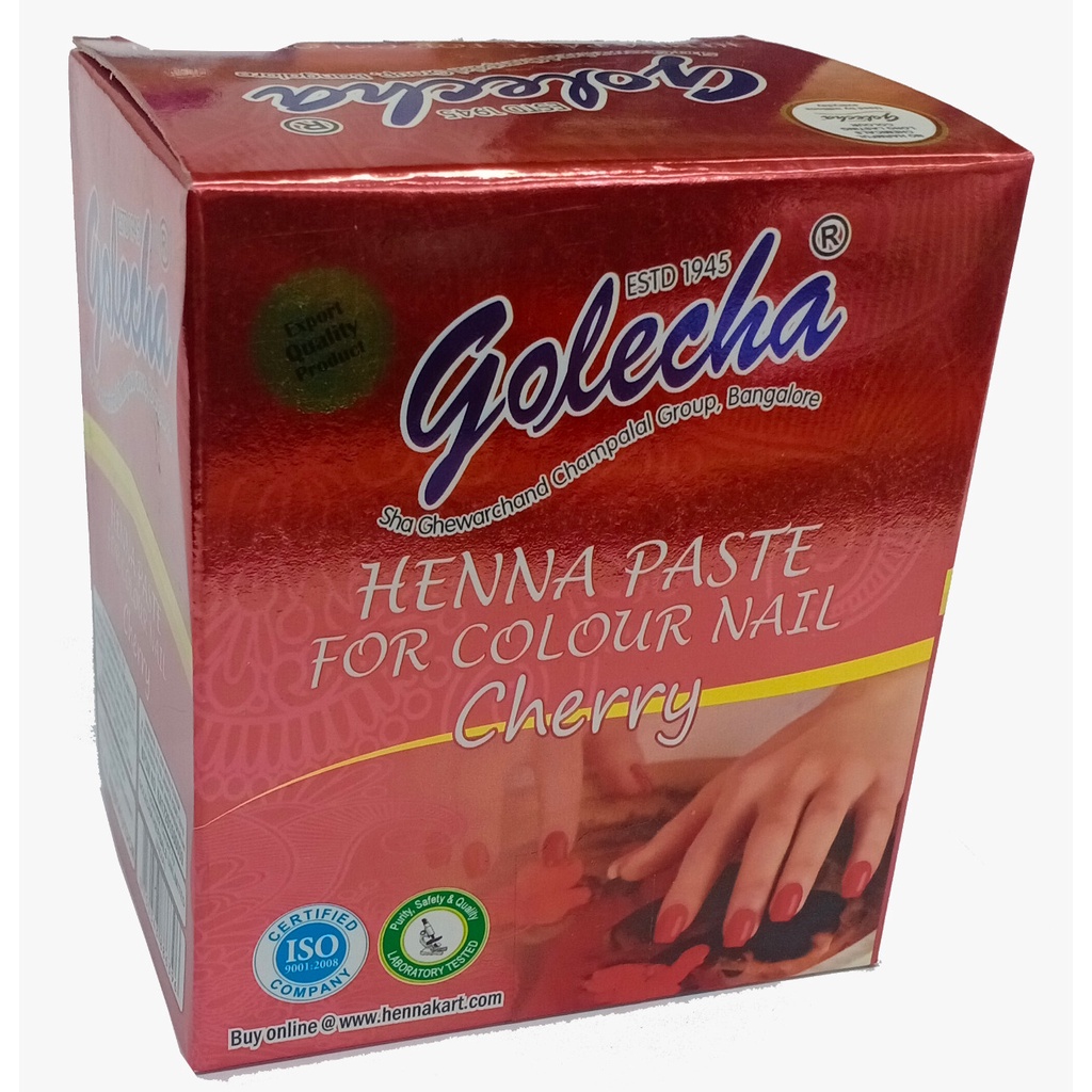Pacar Kuku GOLECHA NAIL 1LUSIN(12PCS) TUBE HENNA PASTE / GOLECHA KUKU(exp 2026)