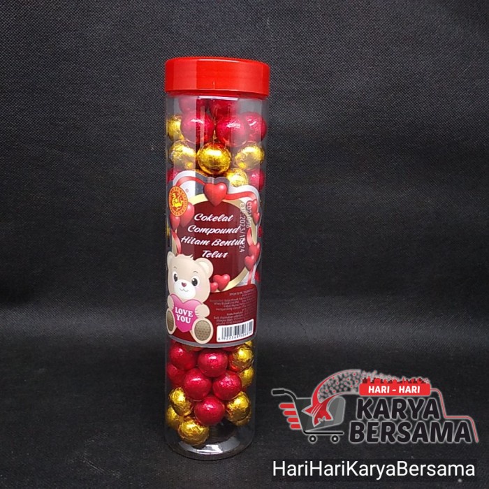 

best seller] CHEN LIANG JI COKELAT COMPOUND HITAM BENTUK TELUR 300GR - WARNA RANDOM