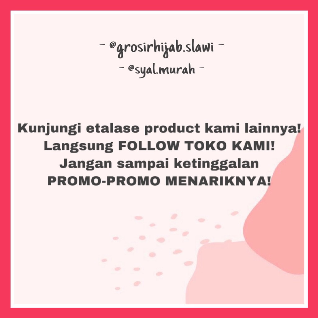 21-28 SYAL wanita motif scarf leher scraft import korea fashion polos