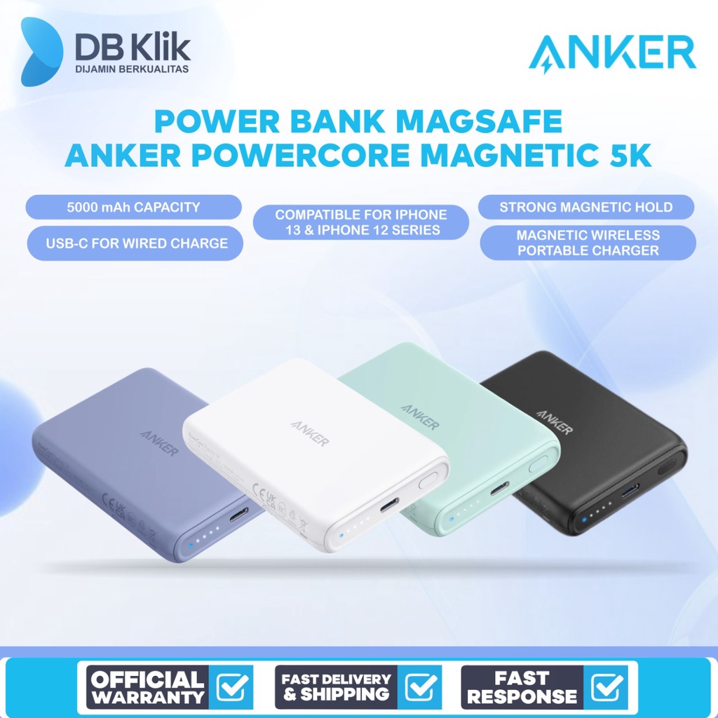 Power Bank MagSafe Anker PowerCore Magnetic 5K - Anker A1619