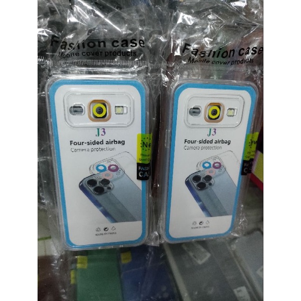 Softcase Samsung J3 2015 Silikon Casing Case Bening Transparan Pelindung Pro Camera