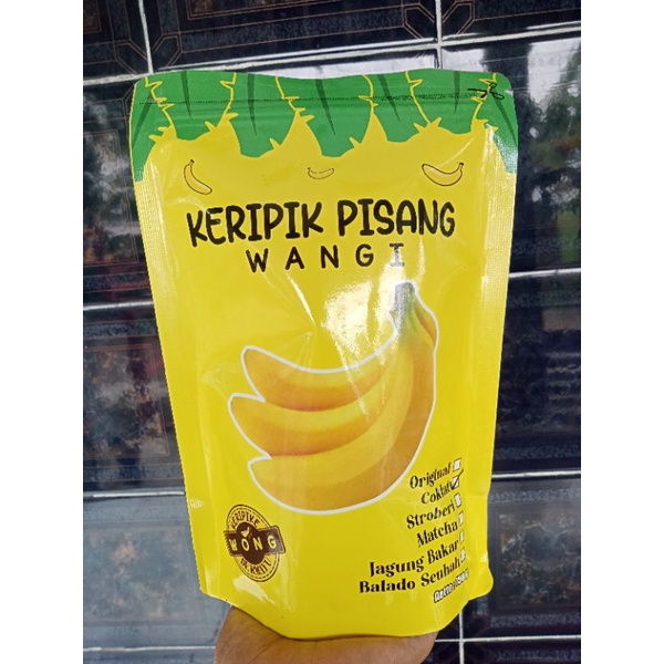 

keripik pisang wangi coklat