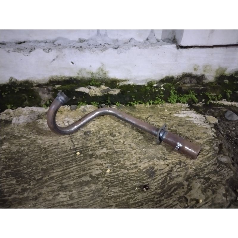 Header leheran knalpot bebek model scrembler netral c70 street cub astre grand prima fit x shogun