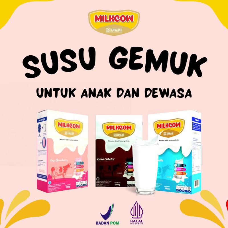 

MILKCOW SUSU SAPI SUSU PENGEMUK BADAN ORIGINAL FULL CREM