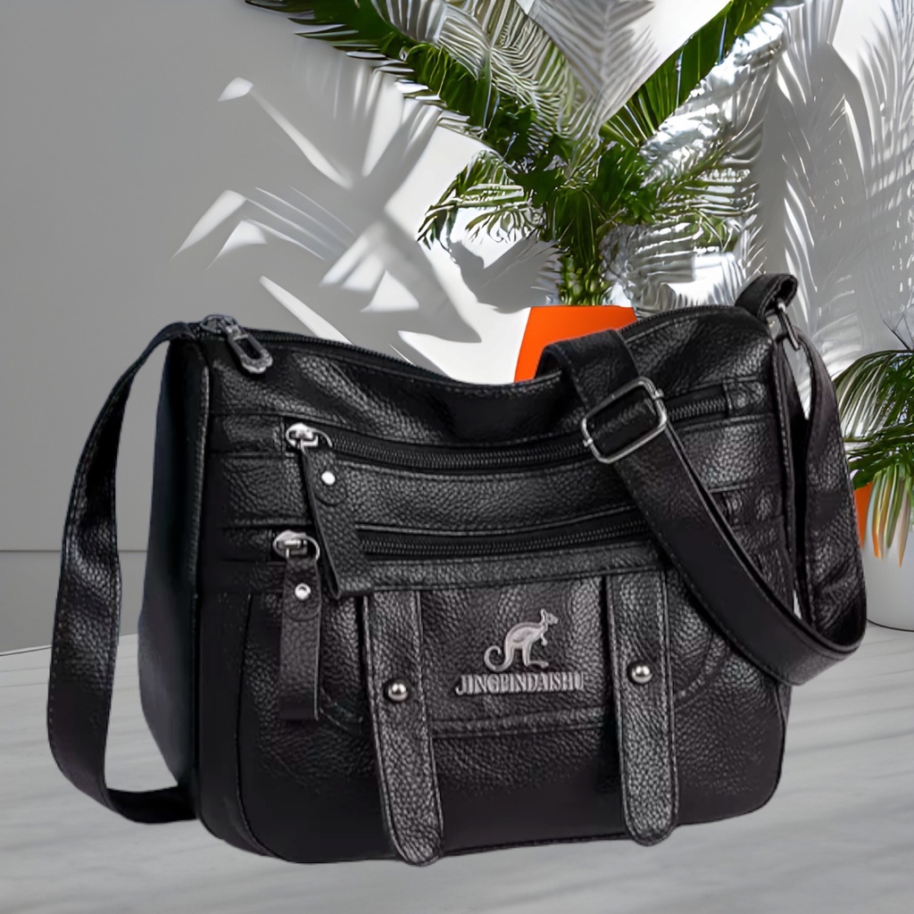 Tas Selempang Kulit Wanita Dona Hand Bag Cewek Mini Slingbag Saddle Alona Hestia Gempita Florida Kek