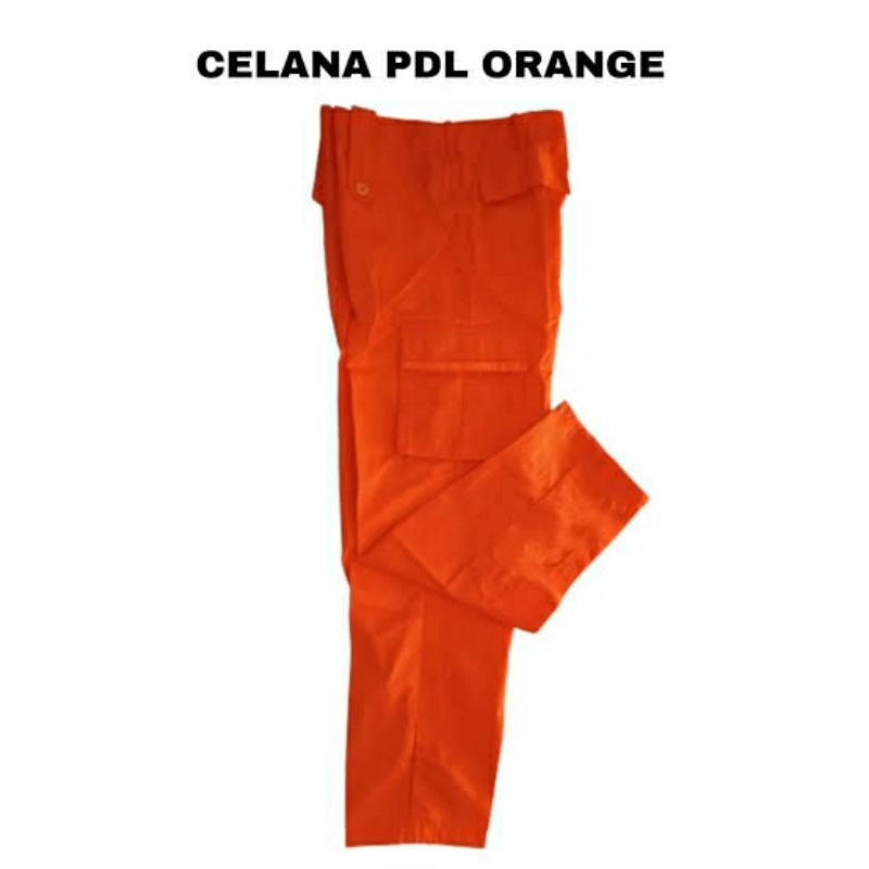 CELANA PDL ORANGE BAHAN BAGUS