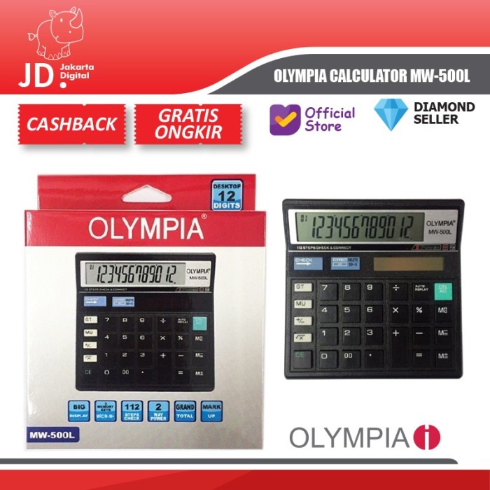 

OLYMPIA CALCULATOR MW-500L - KALKULATOR #ORIGINAL