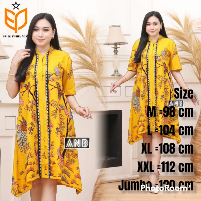 Dress batik jumbo imlek2023 Dress batik jumbo kekinian Dress batik jumbo terbaru
