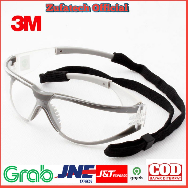 3M Kacamata Safety Googles Anti Fog Dust - 3M11394 - Transparent