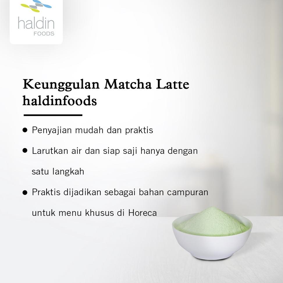 

Model Baru.. haldinfoods Matcha Latte Bubuk Matcha Latte - 1 kg LPY