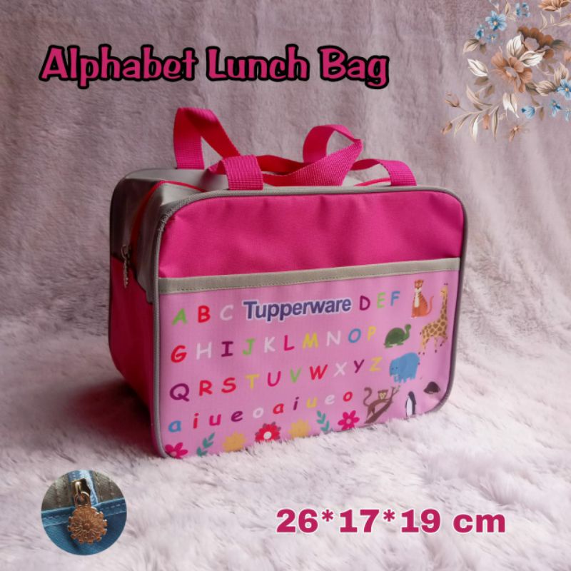 Alphabet Lunch Bag ( Zipper bunga es )