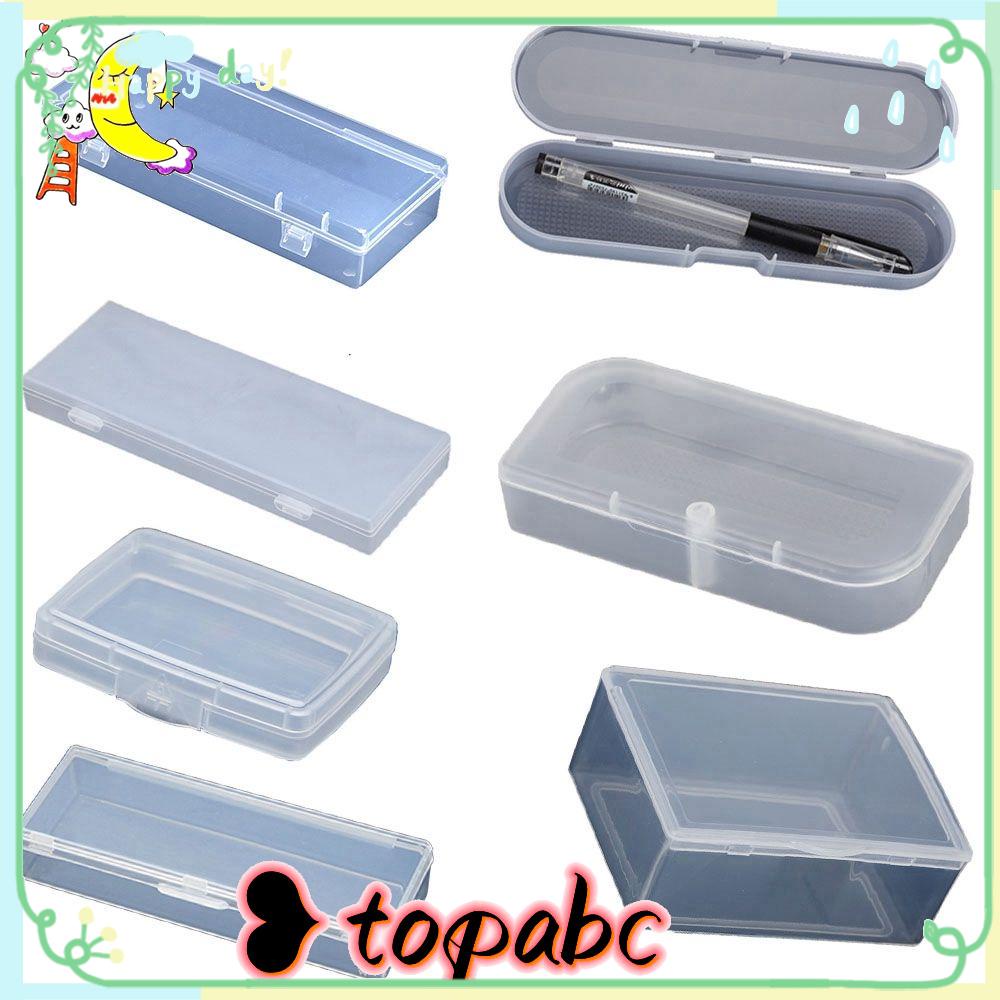 Top Storage Box Small Home Organisasi Tempat Penyimpanan Pil Plastik