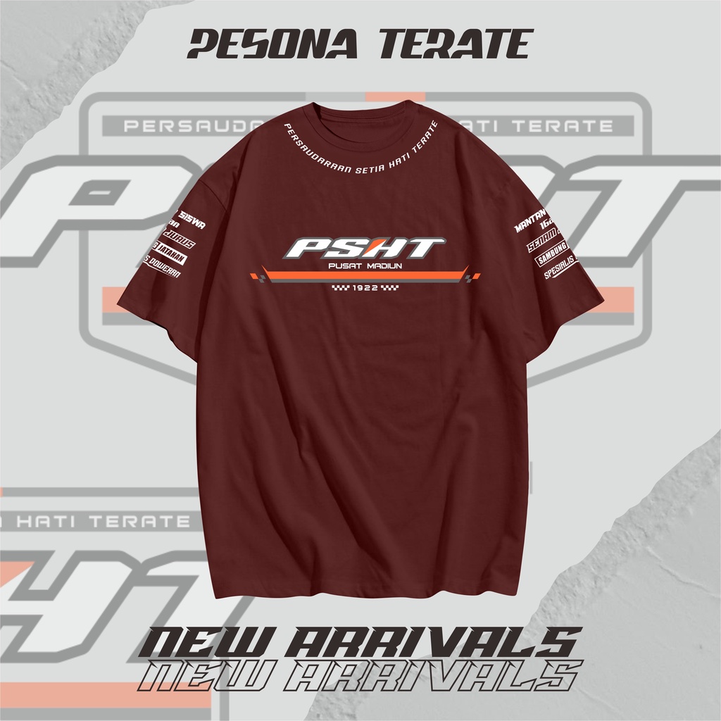 TSHIRT RACING PSHT  ORIGINAL BY PESONA TERATE II KAOS PSHT II KAOS TERATE