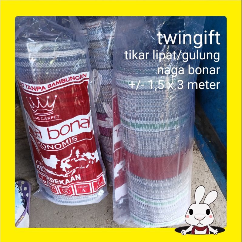 tikar lipat/gulung, serbaguna, ukuran jumbo, tebal dan awet