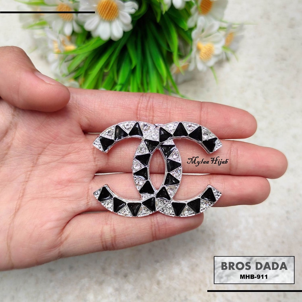 Mylaa hijab MHB44 Bros Dagu Juntai Panjang Import Mewah Aksesoris Hijab Jilbab Baru