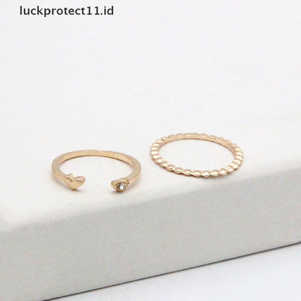 /Fashion Hot// Fashion// 10Pcs/set Cincin Bulan Bintang Wanita Perempuan Bohemian set Perhiasan Hadiah Aksesoris.