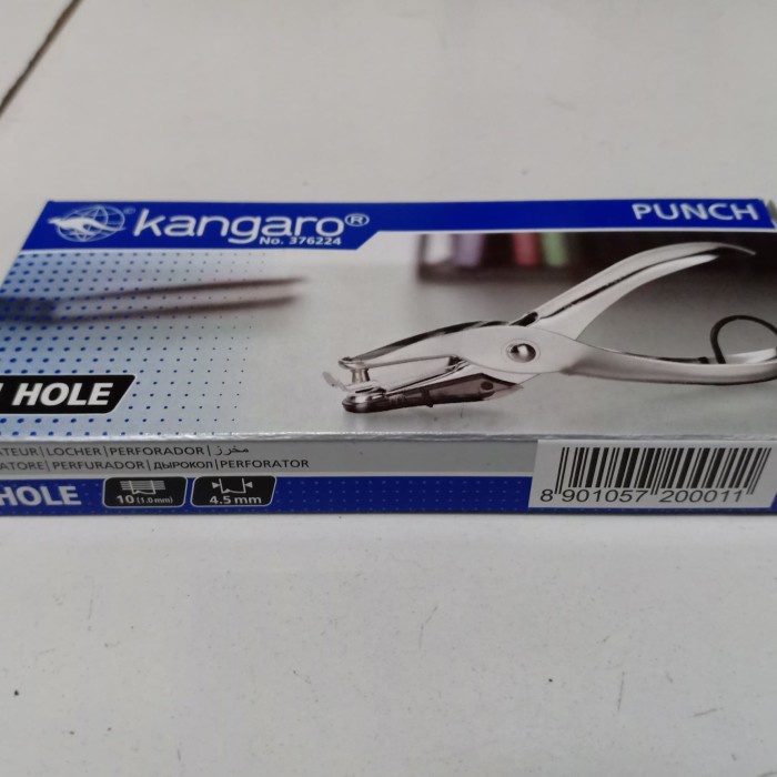 

Bol Pembolong Kertas 1Lubang Kangaro/Punch Holder 1 Hole