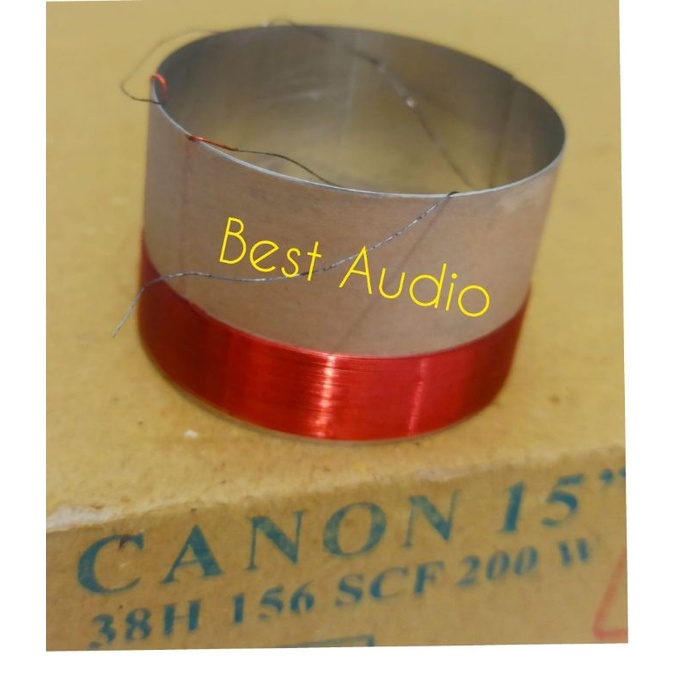 Spul spol spool speaker 15inch 15 inch Canon Almunium Import kawat merah voice 49.5mm
