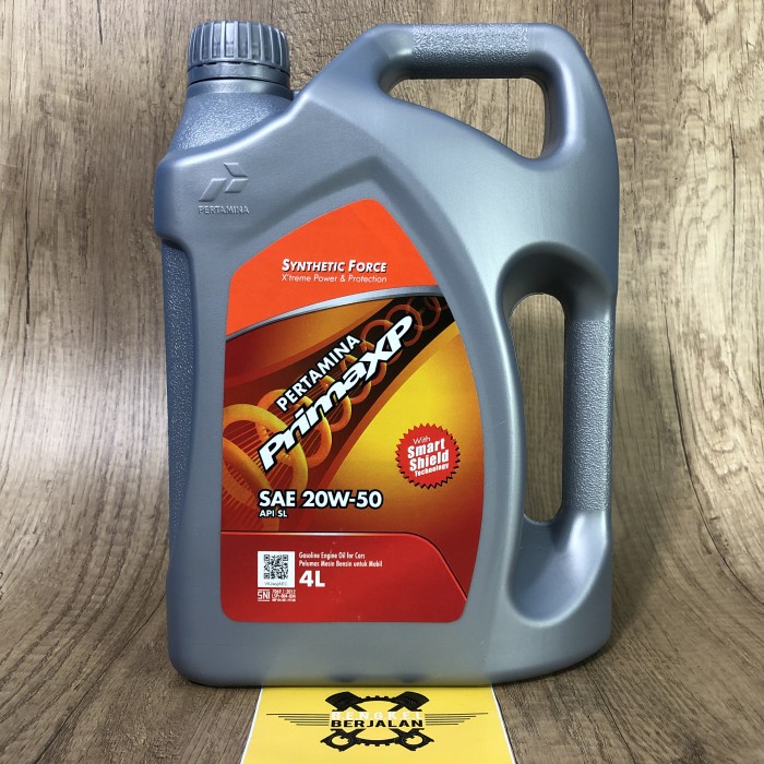 Oli Mesin Prima XP 20W-50 4 Liter / Oli Mobil Pertamina Original