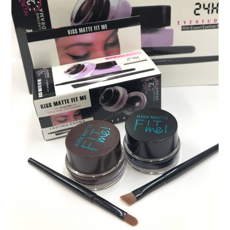 KISS MATTE FIT ME - EYEBROW EYELINER 2IN1 GEL WATERPROOF