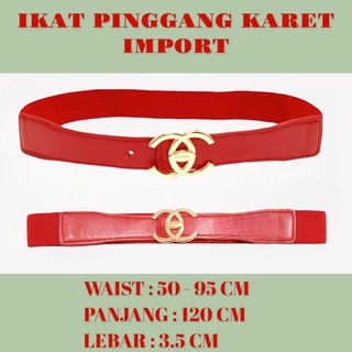 SMARTGIRL NEW IKAT PINGGANG KARET WANITA IMPORT / TALI PINGGANG CEWEK FASHION 00600-00606